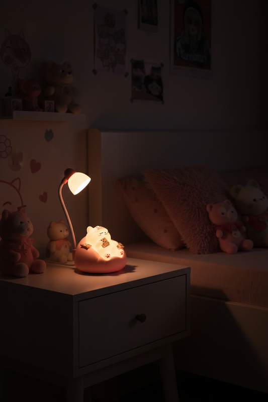 Veilleuse Chat Kawaii LED 2 en 1