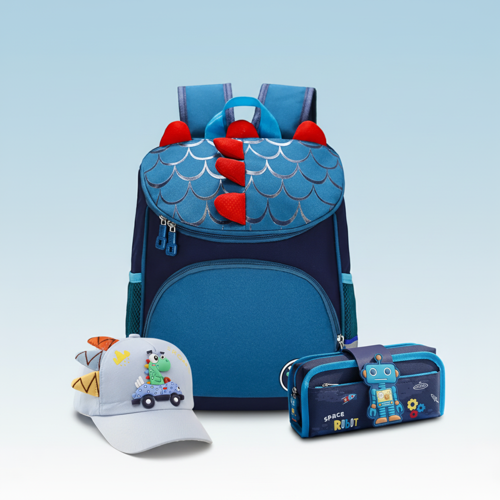 Pack École Dinosaure + Trousse Robot