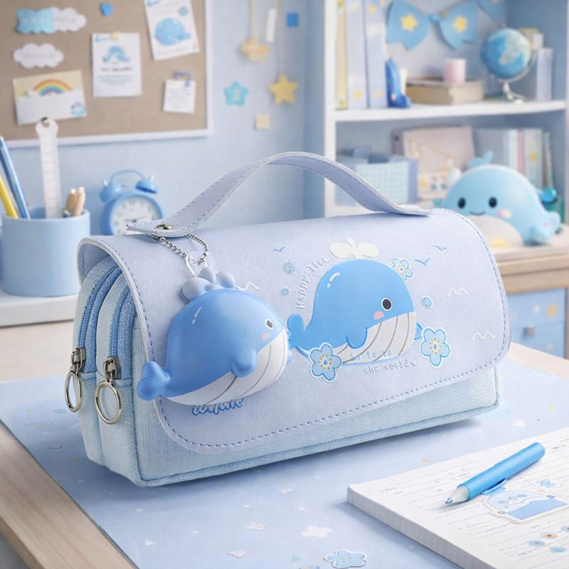 Trousse Scolaire Enfant Kawaii – Grande Capacité
