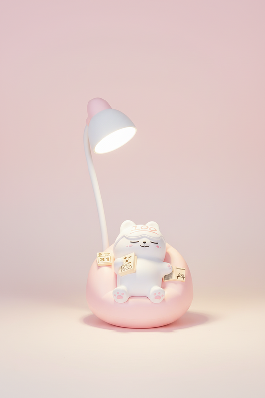 Veilleuse Chat Kawaii LED 2 en 1