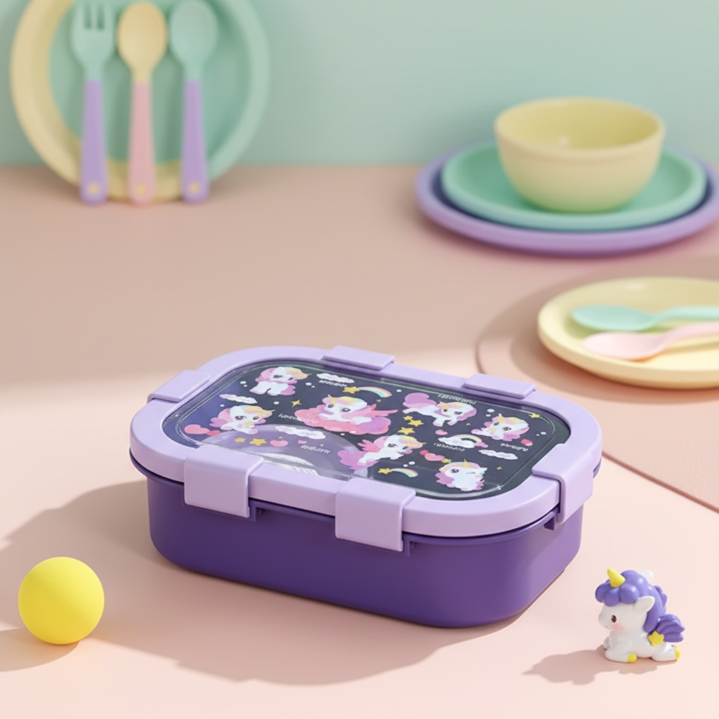 Lunch Box Kawaii avec Compartiments