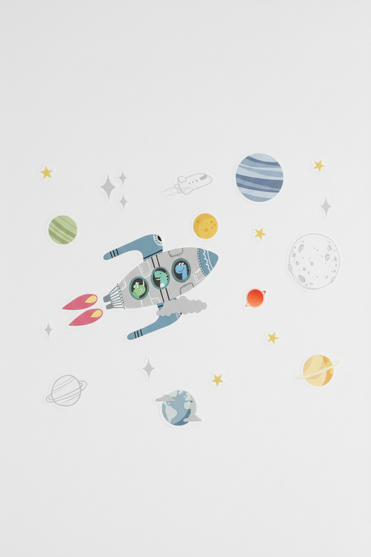 Stickers Muraux Espace Aquarelle